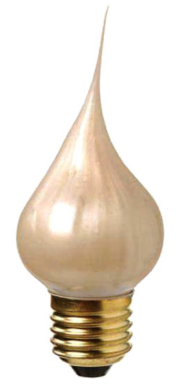 7194PSA Large Medium Base Champagne Silicone Light Bulbs, 7.5 Watt, E26 Edison Base,  Individually Boxed, Wholesale Pack of 6 Bulbs